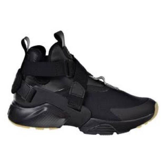 Nike ➰ ladies black huaraches city strap s6 - Picture 8 of 14